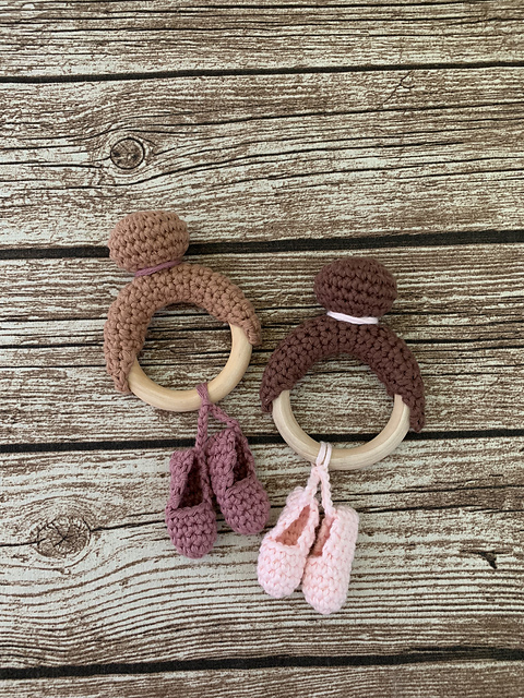 Ballerina Teething Ring/Teether