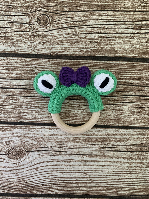 Frog Teething Ring/Teether