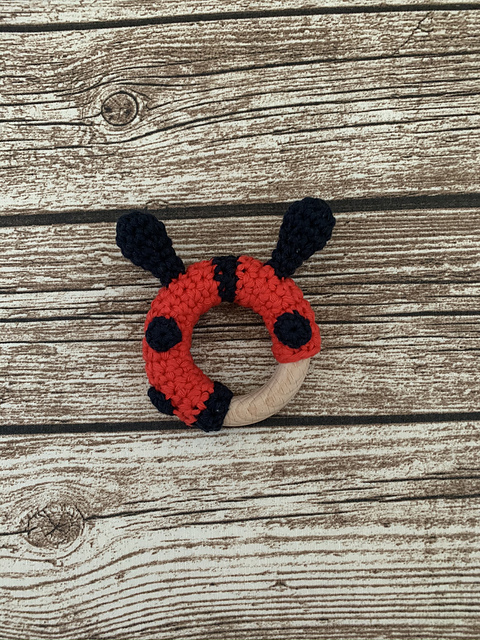 Ladybird Ladybug Teething Ring/Teether