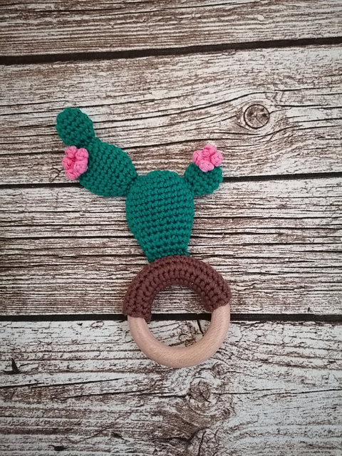 Cactus Teether/Teething Ring