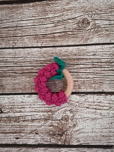 Raspberry Teething Ring/Teether