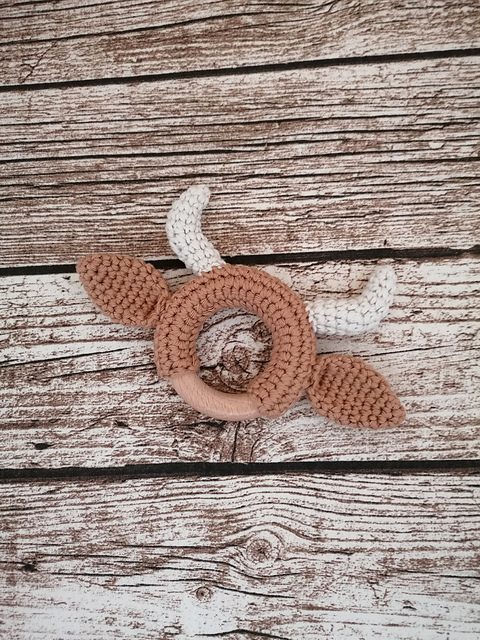 Highland Cow Teething Ring/Teether