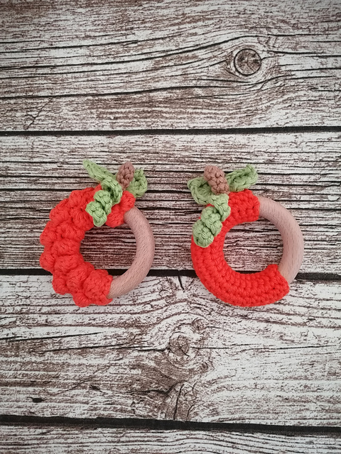 Pumpkin Teething Ring/Teether