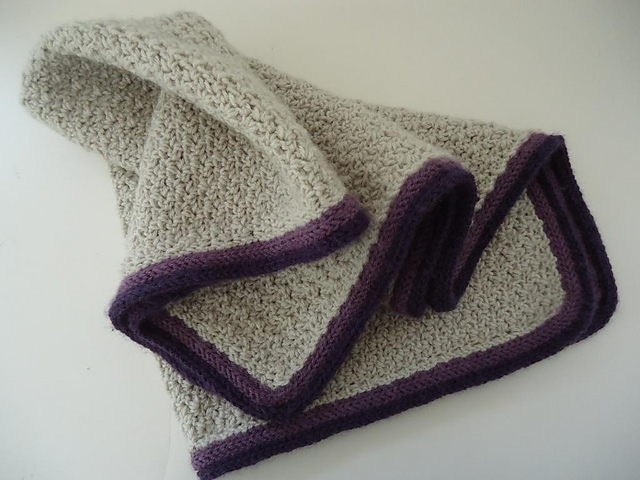 I-cord Edged Baby Blanket