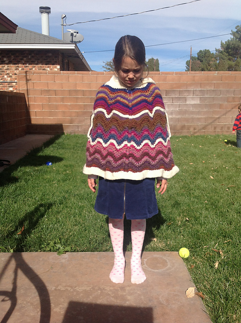 Rainbow Poncho