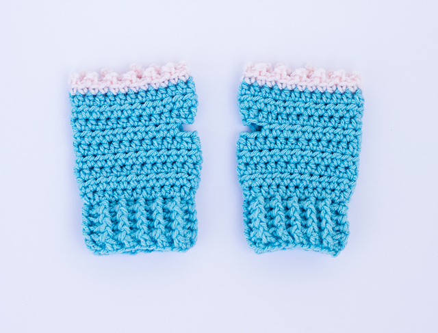 Cuffed Fingerless Gloves