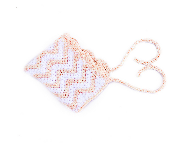 Chevron Pixie Newborn Hat