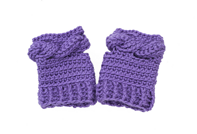 Twisted Toddler Fingerless Gloves