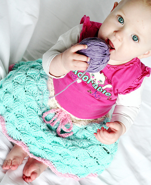 Sea Shells Baby/Toddler/Child Skirt