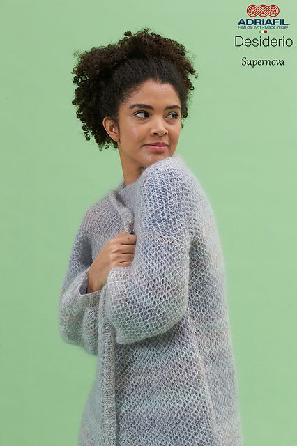 Adriafil Supernova cardigan