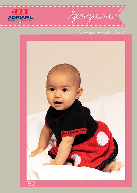 1562 Minnie-mouse baby dress