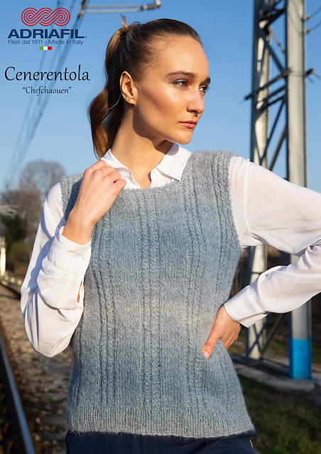 Adriafil Chefchouen waistcoat