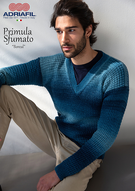 Adriafil Boreal mens pullover