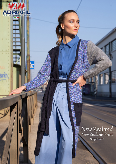 Adriafil Cape Town duster cardigan