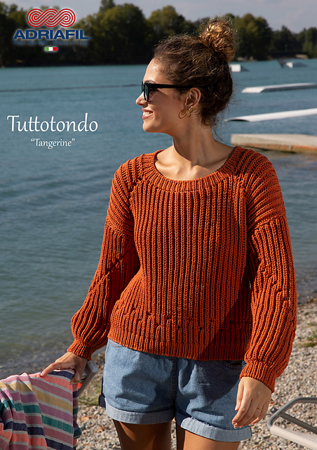 Adriafil Tangerine pullover