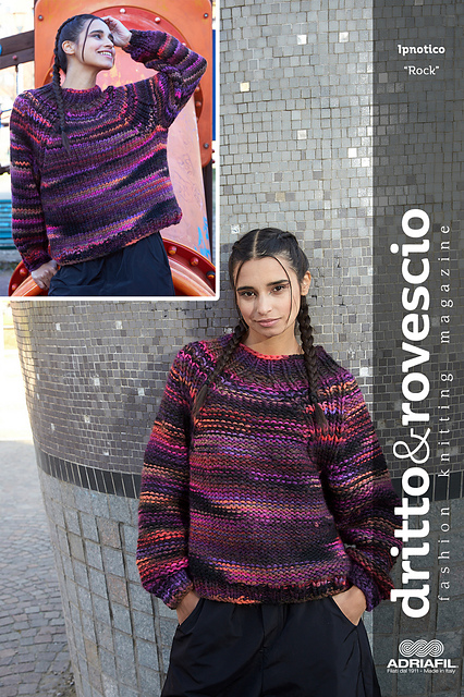 Adriafil Rock reversible pullover