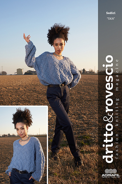 Adriafil Ska oversize pullover