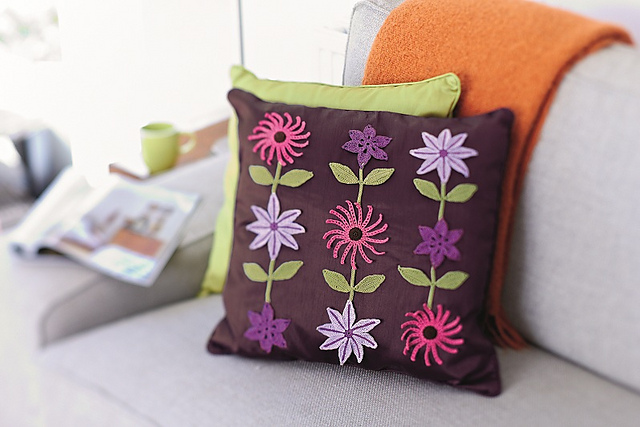 Lace Flower Cushion