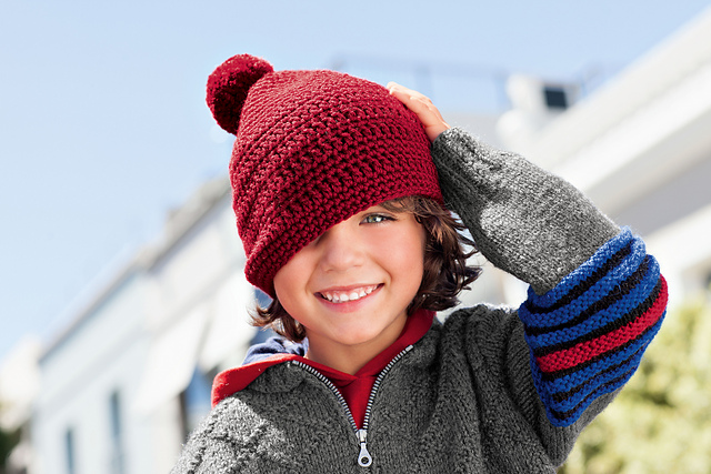 921 Bonnet pompon