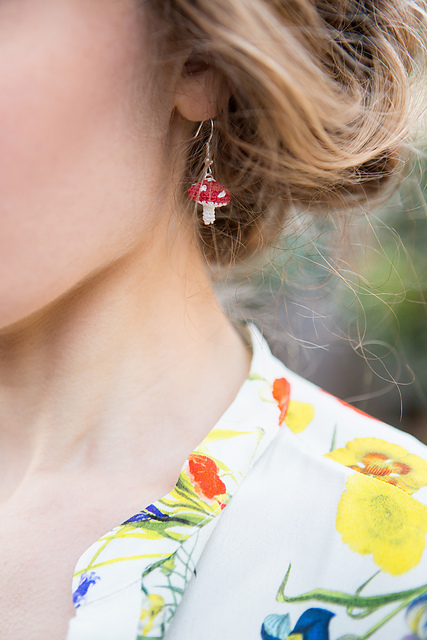 Toadstool Earrings