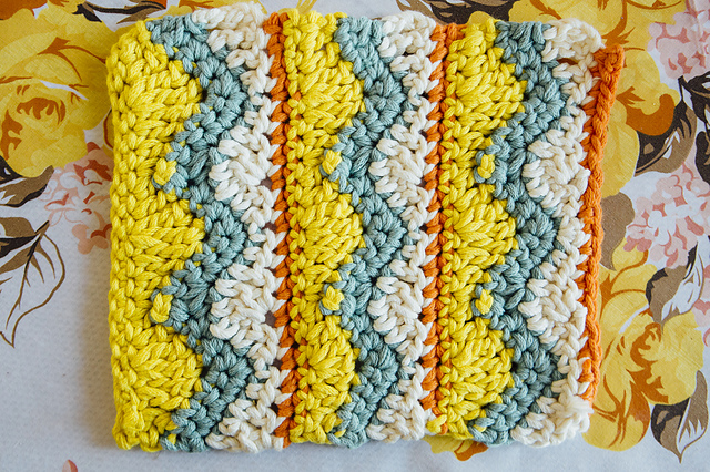 Striped Wave & Chevron Cloth