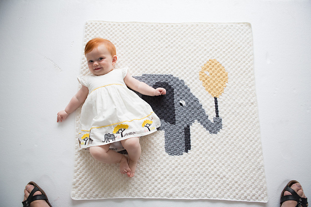 Ellen the Elephant Blanket