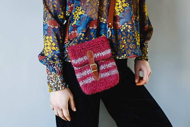Felted Messenger Bag