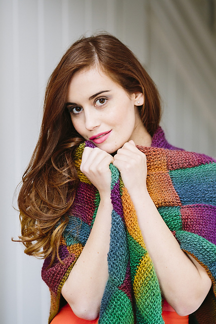 Ravelry: Tunisian Entrelac Shawl pattern by Hayley Joanne Robinson