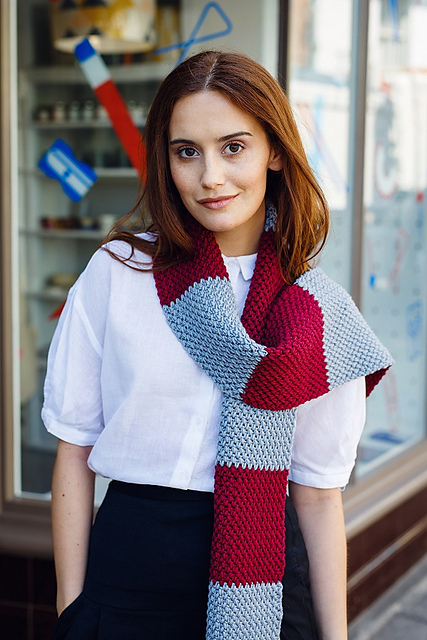 Textured School Scarf