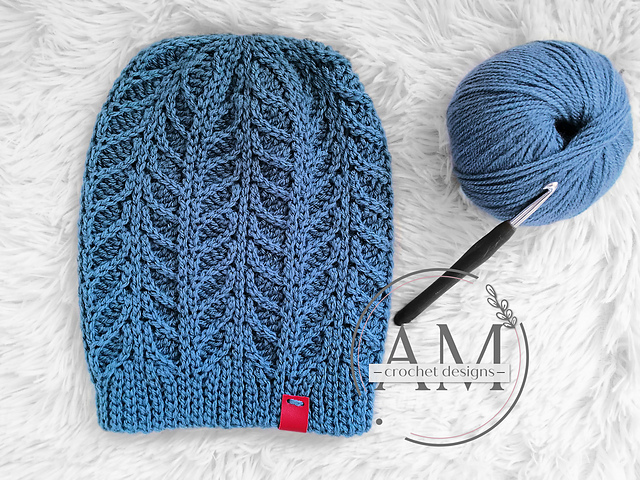 ADA knit-look beanie