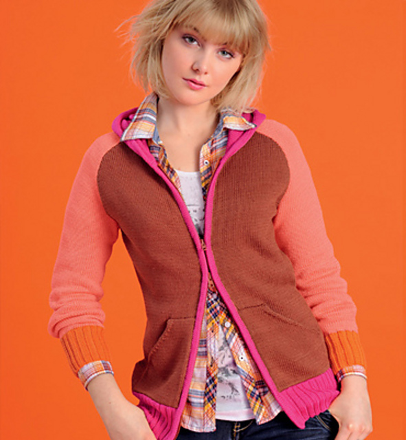 Modèle gilet zippé à capuche femme