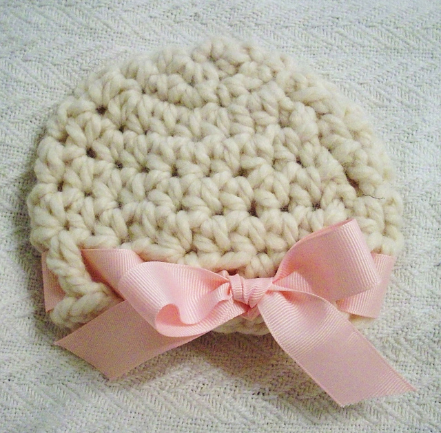 Super Bulky Newborn Hat - Girlie Version