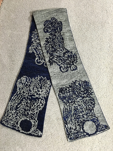 Fuu Dog/Snow Lion Scarf