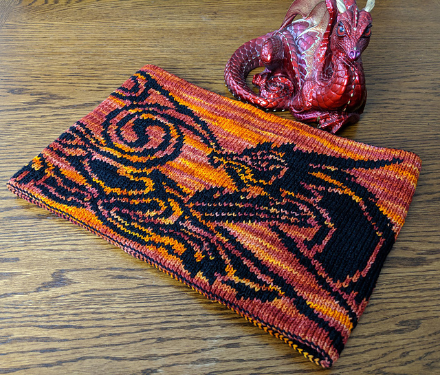 Celtic Flame Dragon Cowl
