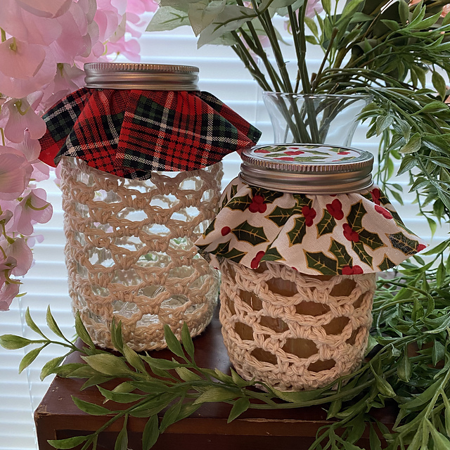 Holiday Mason Jar Covers