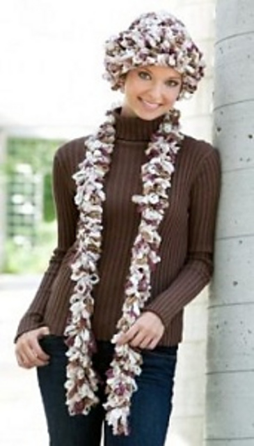 Frou Frou Hat and Scarf