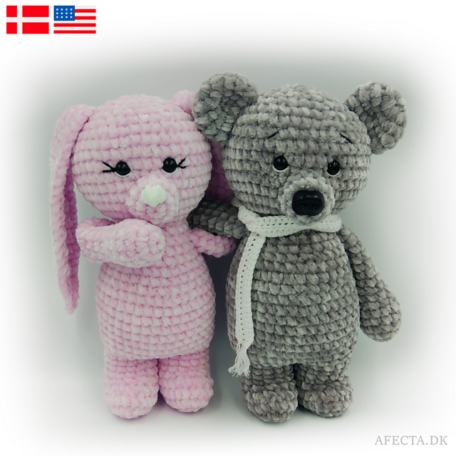 Cuddlies: Teddy & bunny