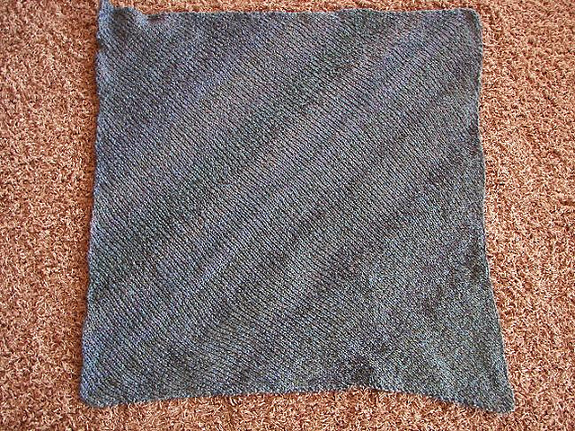 Super Simple Diagonal Baby Blanket