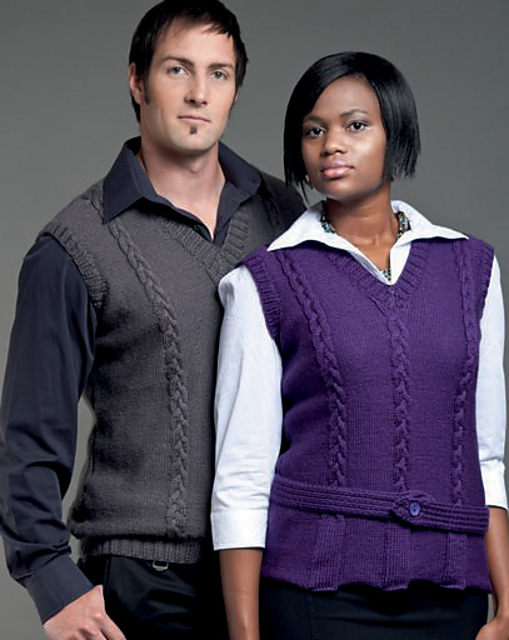 Sleeveless V-Neck Pullover AE-1002