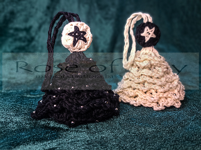 Witchy Goth Christmas Tree Ornament