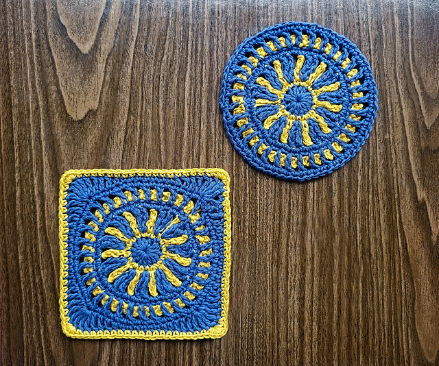 Sun Within Granny Square