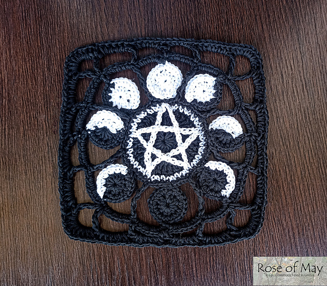 Moon Phases Granny Square