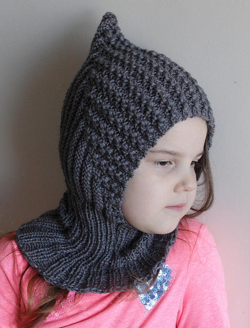 Textured Balaclava for DK