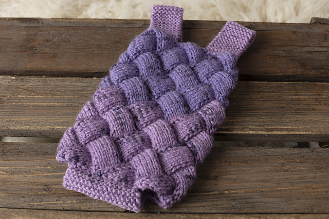 Entrelac Romper with Straps