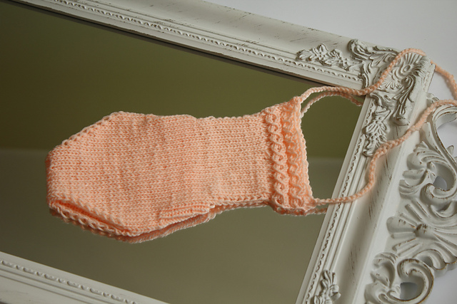 Eyelet Cables Bib Romper