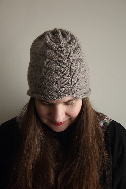 Falling Leaves Aran Slouchy