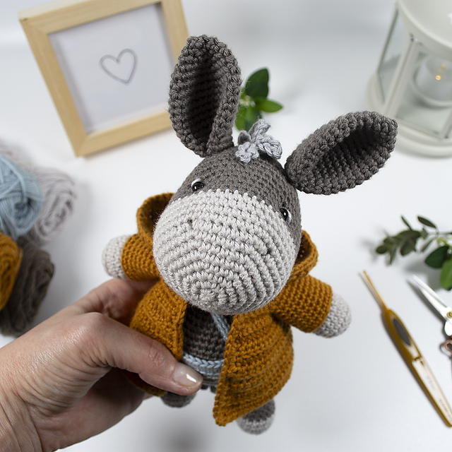 Ravelry: Baby Donkey Amigurumi pattern by Crazy Sheep Studio