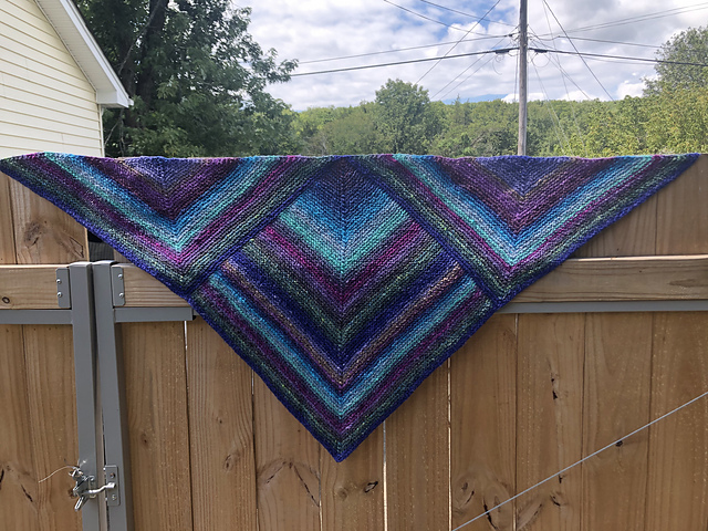Mitered Geometry Shawl