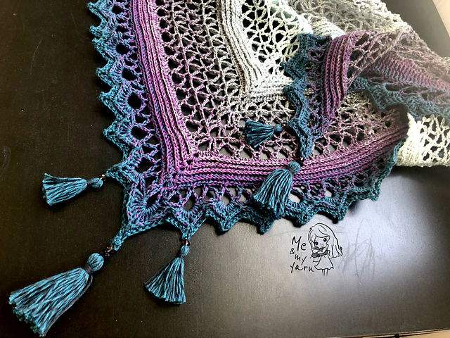 Whirly Wings shawl