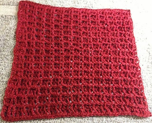 Dishcloth in linen yarn x3